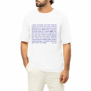 Dad classic tee colored large white text